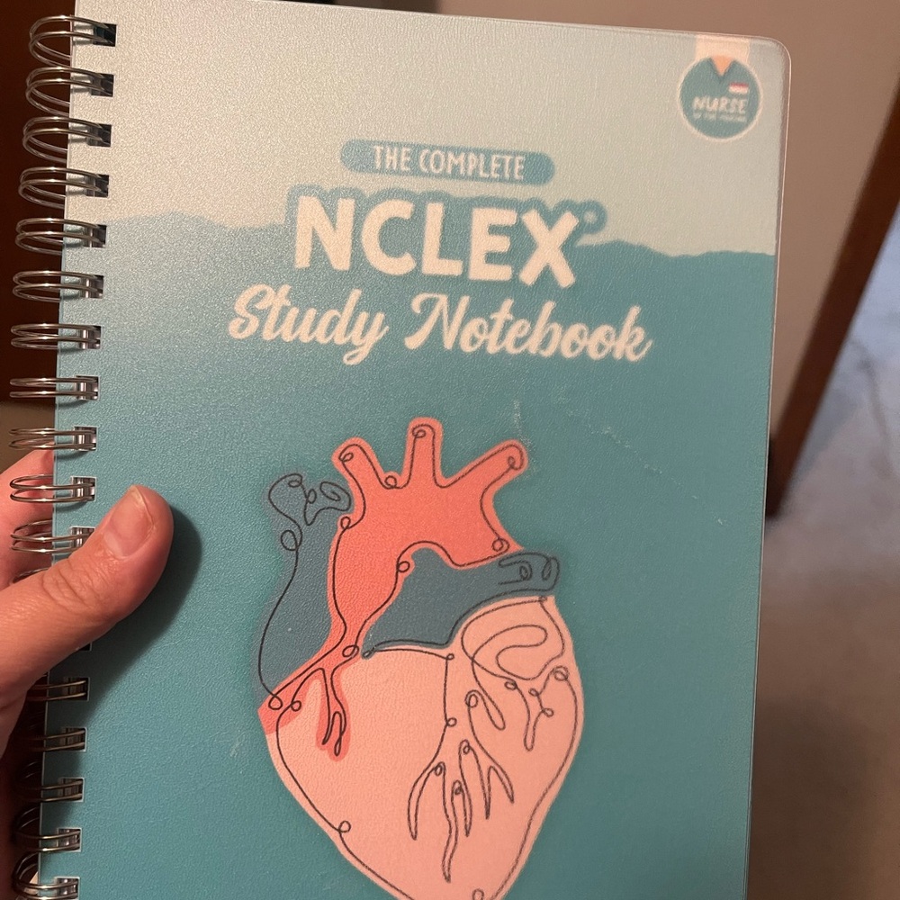 NCLEX Study book by nurse in the making